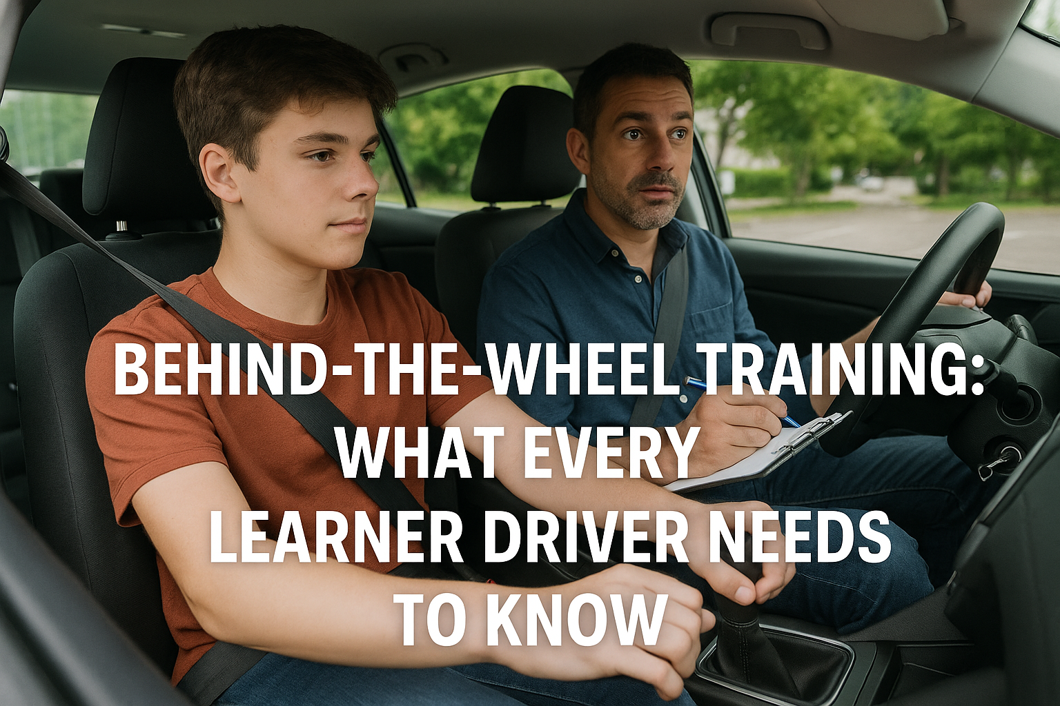 Behind-the-Wheel Training: What Every Learner Driver Needs to Know